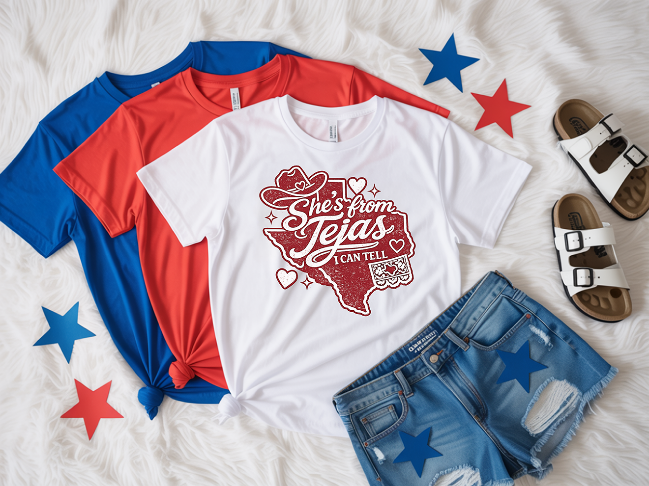 She’s From Tejas, I Can Tell – Western Graphic Tee
