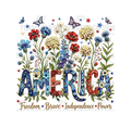 4th of July - America Flower Garden