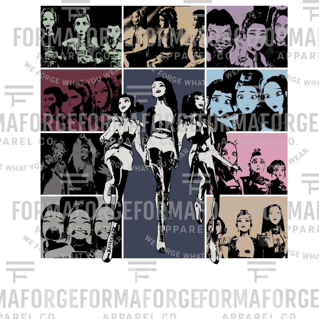 Kpop DH, Tour Shirt, Mira Zoey Rumi, Huntrix