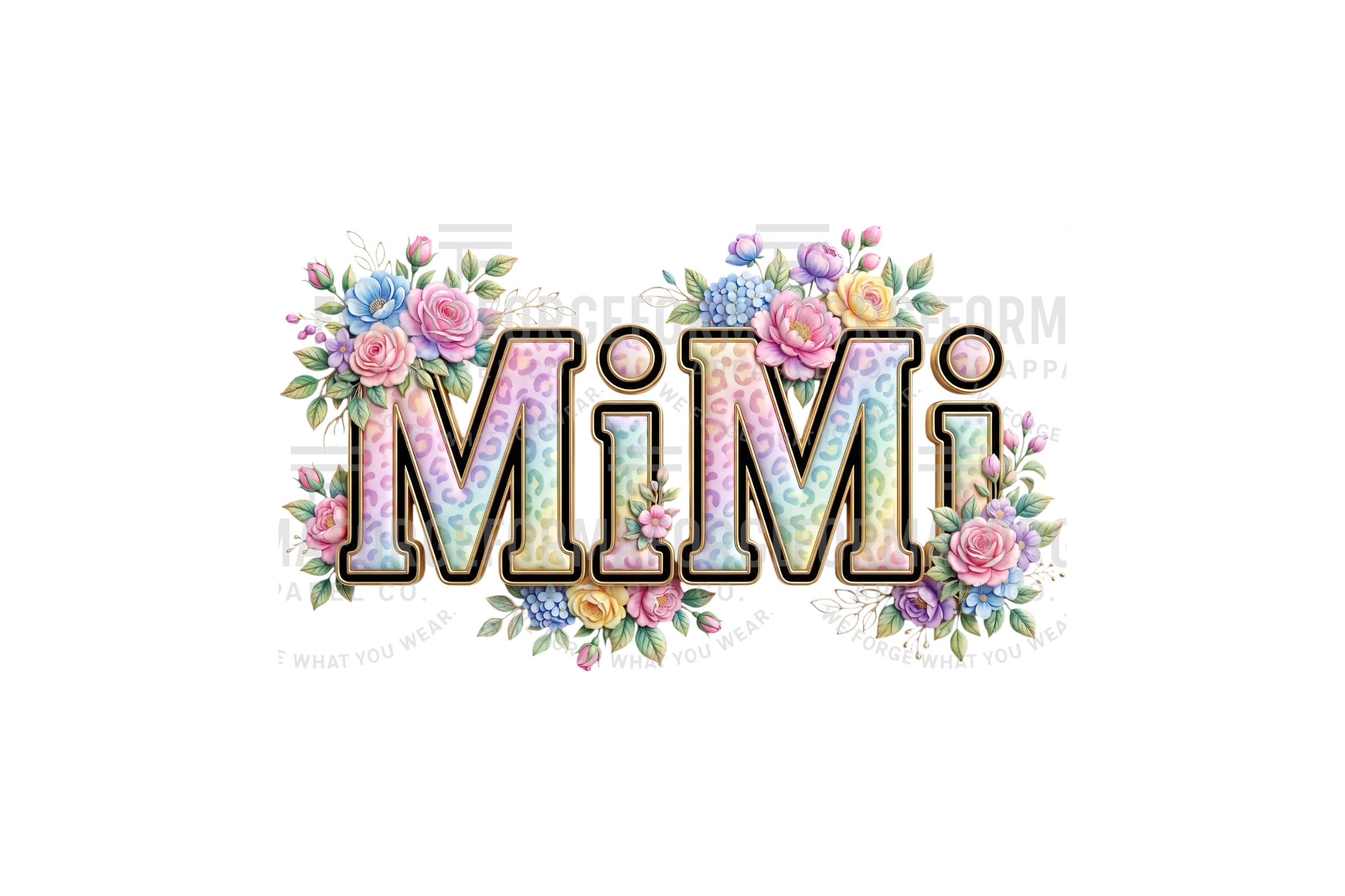 MiMi - Neon Cheetah Flowers