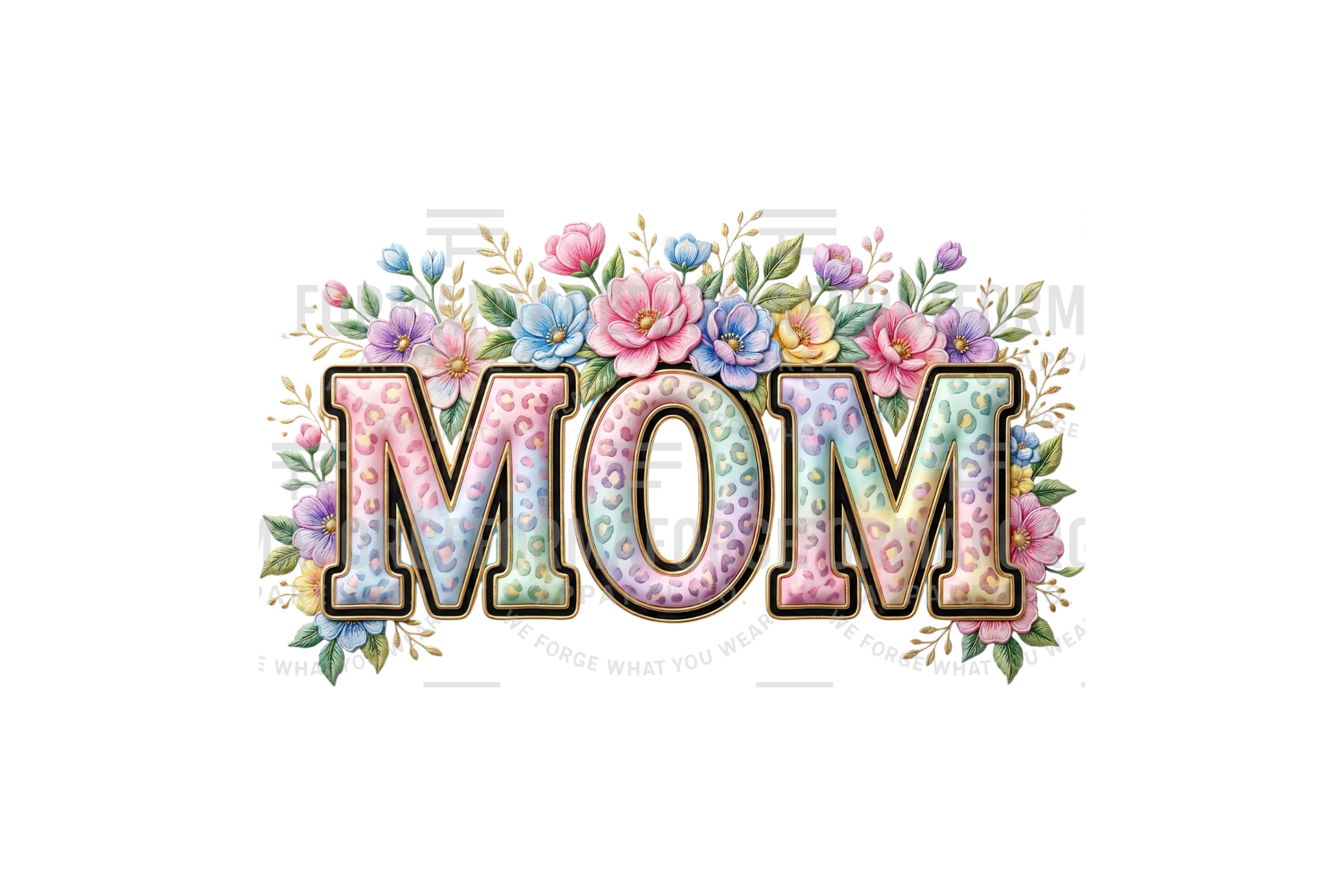 MOM - Neon Cheetah Flowers