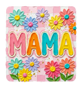 MAMA - Hand Painted Daisies A1