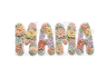 MAMA - Hand Painted Roses and Daisies