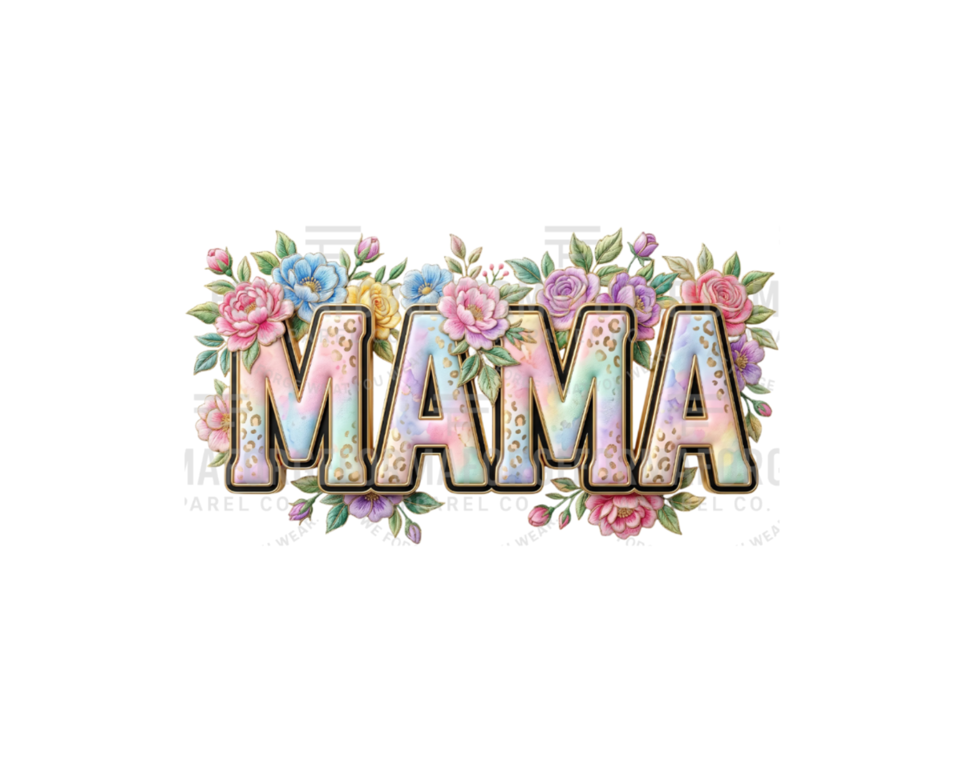 MAMA - Neon Cheetah with Flowers A7