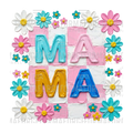 MAMA - Hand Painted Daisies A9