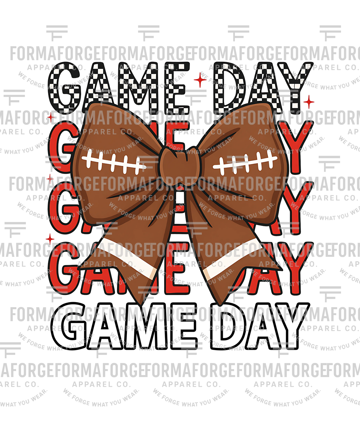 Football Bow Gameday